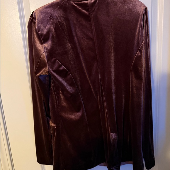 NWT Maurices Rich Velvet Double-Breasted Blazer - Picture 2 of 2